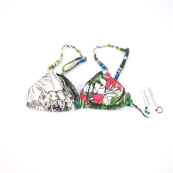 Swiminista x Christian Lacroix Sexy Bikini Top Jardin Exo'Chic - Size XS - NWT - Picture 15 of 15